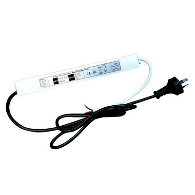 Fonte de alimentação impermeável magro IP67 do diodo emissor de luz SAA Constant Voltage For Strip Light
