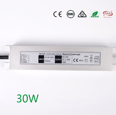 C.C. ultraleve Slimline da C.A. do motorista do diodo emissor de luz, fonte de alimentação anticorrosiva de 24V 30W