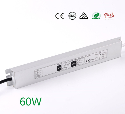Isolação magro do motorista 12V 60W 5A do diodo emissor de luz do modo do interruptor de RoHS anti