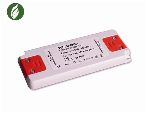 C.A. ultra fina 110V 240V do motorista do diodo emissor de luz de 30W 1.25à C.C. 24V para luzes do armário