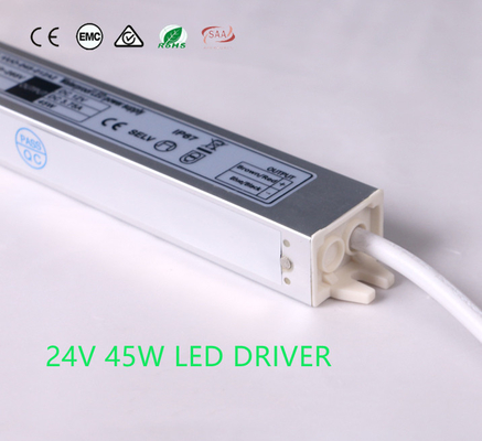 peso leve ultra magro exterior da fonte de alimentação da tira do diodo emissor de luz de 1.88A 24V