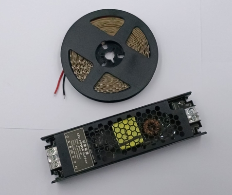 Fonte de alimentação da caixa de luz da C.C. 24V motorista magro de abrigo preto da iluminação do diodo emissor de luz de 200 watts