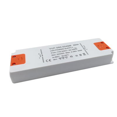 fonte de alimentação 24v do diodo emissor de luz 50w que ilumina o motorista do diodo emissor de luz do Super Slim dos acessórios
