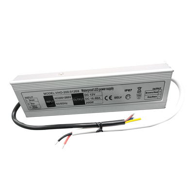 Peso leve eletrônico impermeável exterior do motorista 200W 12V do diodo emissor de luz IP67