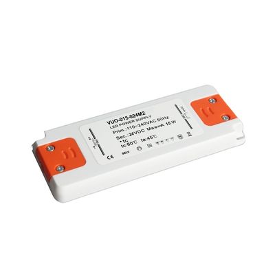 Fonte de alimentação magro ultraleve 15w do diodo emissor de luz 24v Constant Voltage Driver