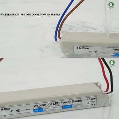 Fonte de alimentação impermeável do diodo emissor de luz IP67 do motorista 60w da tira do diodo emissor de luz da proteção 12v de Overtemp