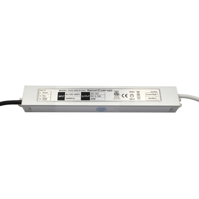 12V fonte de alimentação de comutação do motorista 45W do diodo emissor de luz da C.C. Constant Voltage para a luz de tira