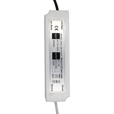 100W fonte de alimentação plástica de Refrigerator Cooler Waterproof do motorista da tira do diodo emissor de luz de 12 volts