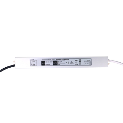 IP67 LED fonte de alimentação à prova d'água driver de LED fino para faixa de luz neon