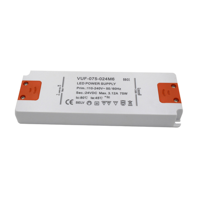 C.A. à capa de plástico ultra fina da fonte de alimentação do diodo emissor de luz da C.C. para o ODM do OEM da sala do banho