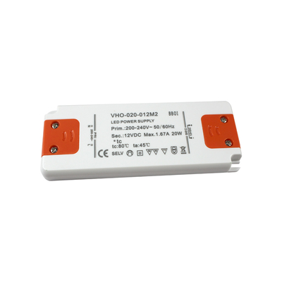 Motorista fino super Power Supply 12V 20W Constant Voltage For Mirror Light do diodo emissor de luz