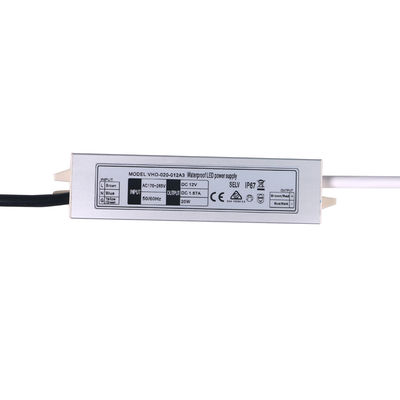 CE impermeável SAA da fonte de alimentação 20w do diodo emissor de luz do Super Slim 12V Constant Voltage For Strip Light