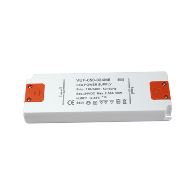 classe 60w 2 plástica de High Efficiency Ip 67 do motorista do diodo emissor de luz de 12v 5a/24v 2.5a para o refrigerador