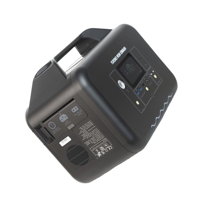 bateria de armazenamento portátil exterior pura da energia da central elétrica 1000W de onda de seno 220V 1440Wh