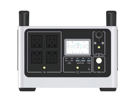 LiFePO4 da energia portátil pura da onda de seno da bateria 2000w 220V central elétrica solar do gerador
