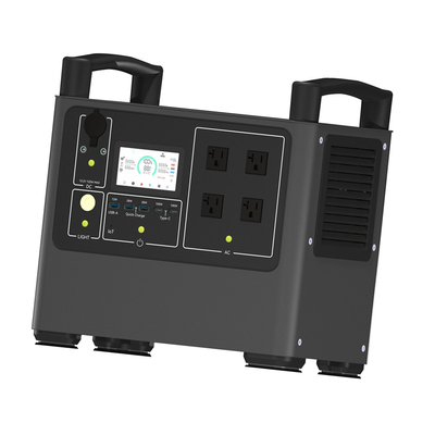 Central elétrica portátil pura exterior de bateria solar de onda de seno da emergência 2000w 110V/220V