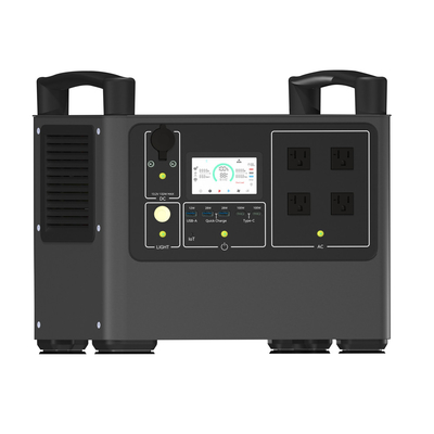 dos geradores portáteis da central elétrica 2000watt de 220V LiFePO4 central elétrica portátil