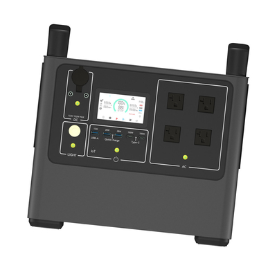 da bateria pura da onda de seno LiFePO4 de 2000w 110V/220V central elétrica portátil