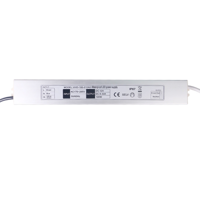 Ip67 fonte de alimentação LED à prova d'água 12V 100W driver de LED para luz externa