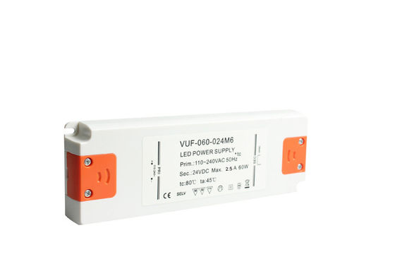 Motorista à prova de chama Ballast Anti Insulation do diodo emissor de luz da C.A. de RoHs 60W 24V