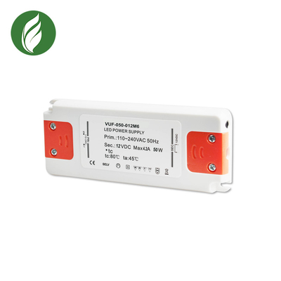 motorista magro 12V do diodo emissor de luz da capa de plástico 4170mA impermeável para a luz do armário