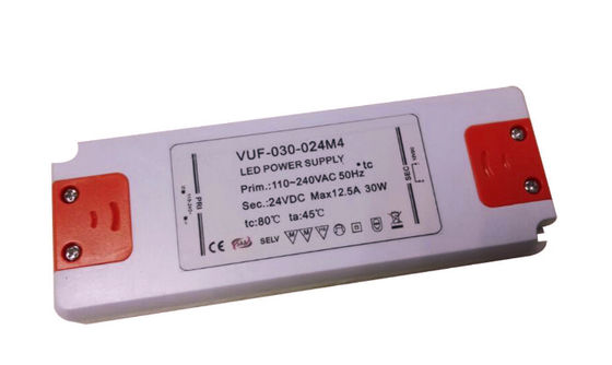 C.A. ultra fina 110V 240V do motorista do diodo emissor de luz de 30W 1.25à C.C. 24V para luzes do armário