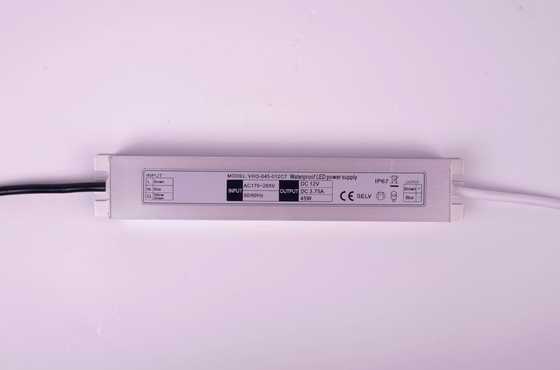 peso leve do motorista 45W do diodo emissor de luz de 12V Constant Voltage Slimline 213x35.6x17.4mm