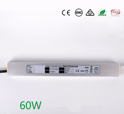 Motorista eletrônico impermeável exterior 12V 60W do diodo emissor de luz para a luz de néon
