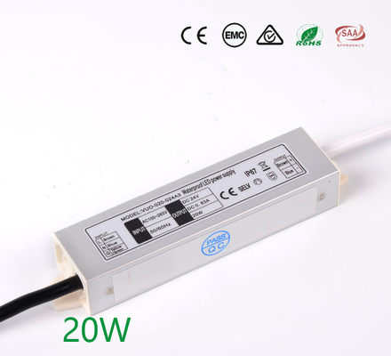 motorista eletrônico impermeável de pouco peso Power Supply do diodo emissor de luz 20W 132x30x20mm