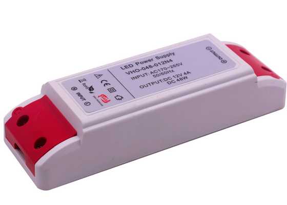 Motorista Heatproof da luz de tira do diodo emissor de luz do ODM 12V, fonte de uma alimentação ultraleve de 48 watts