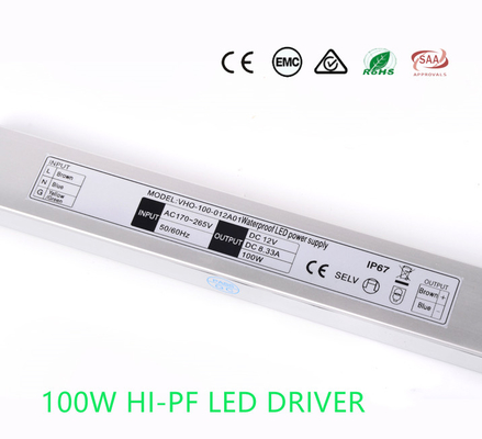 C.A. de 8.33A 12V ao motorista Moistureproof For Signage da luz de tira do diodo emissor de luz da C.C.