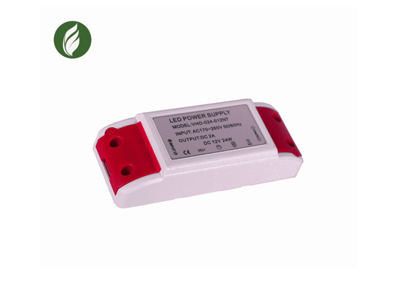 Motorista plástico 24V 1A 24W do diodo emissor de luz de SAA 110x45x28mm para luzes do espelho