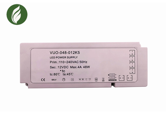 Motorista plástico multimodo do diodo emissor de luz IP20, fonte de alimentação de pouco peso do diodo emissor de luz da C.C. 24V