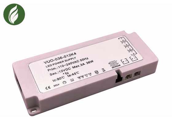 240V magro de pouco peso ao motorista do diodo emissor de luz 12V, 36W 12V sob o armário que leve o transformador
