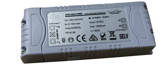Motorista plástico do diodo emissor de luz de Dimmable do TRIAC