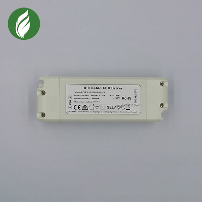 Fonte de alimentação de pouco peso de Dimmable do TRIAC IP20, motorista da tira do diodo emissor de luz de 1500mA Dimmable