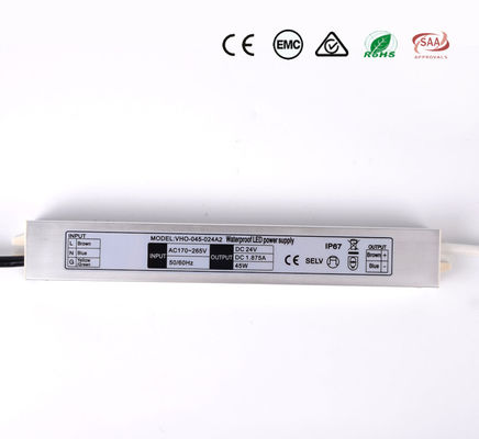 24V exterior interno Constant Voltage Driver, transformador magro da C.C. da C.A. para luzes do diodo emissor de luz