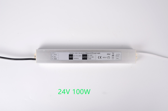 Modo eletrônico impermeável exterior do interruptor do motorista 24V 100W do diodo emissor de luz 50/60Hz