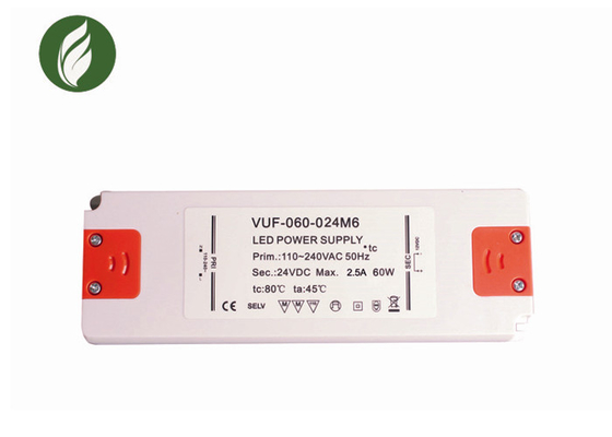 Motorista à prova de chama Ballast Anti Insulation do diodo emissor de luz da C.A. de RoHs 60W 24V
