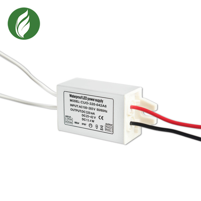 Motorista de pouco peso Constant Current do diodo emissor de luz 12W, fonte de alimentação da luz de inundação do diodo emissor de luz IP67