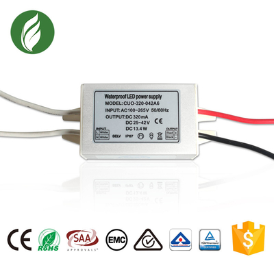 Motorista de pouco peso Constant Current do diodo emissor de luz 12W, fonte de alimentação da luz de inundação do diodo emissor de luz IP67