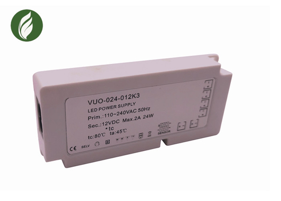 RoHS torna 24 fontes de alimentação do diodo emissor de luz da C.C. do volt ultraleves para sob a iluminação do armário