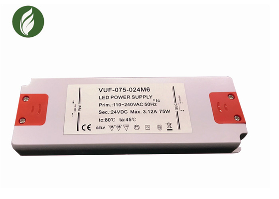 Motorista ultra fino Durable Plastic Material do diodo emissor de luz da C.C. do CE 3.1A 24V