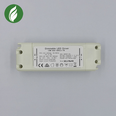 Motorista plástico 30-48W do diodo emissor de luz de Dimmable do trabalho do TRIAC para a luz linear