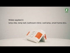 ETL Mirror Lights Ultra Slim LED Driver , Lightweight Ultra Thin Power Supply